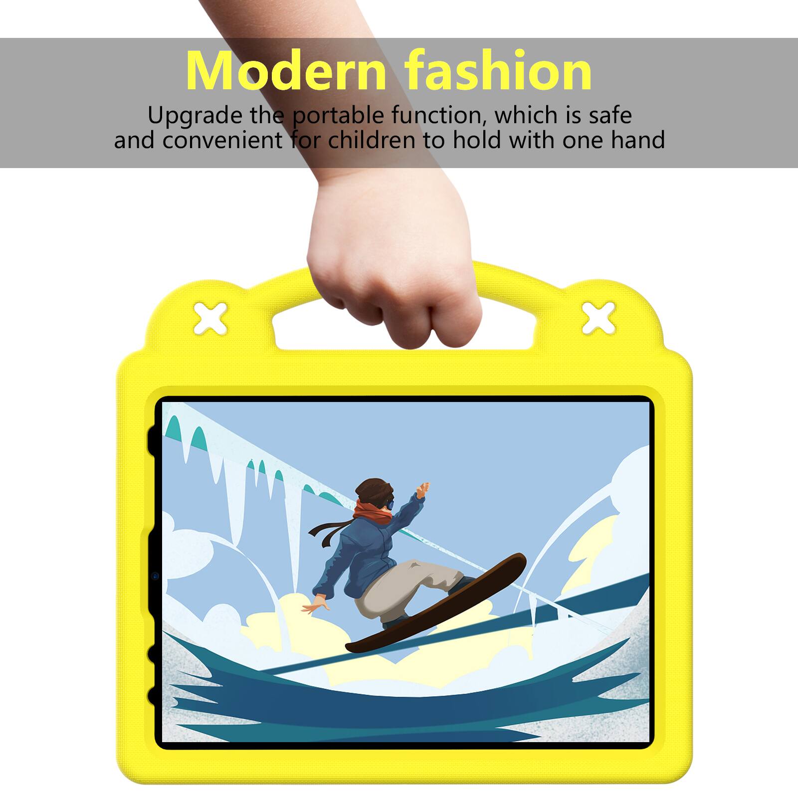 Modern fashion  
Upgrade the portable function, which is safe and convenient for children to hold with one hand