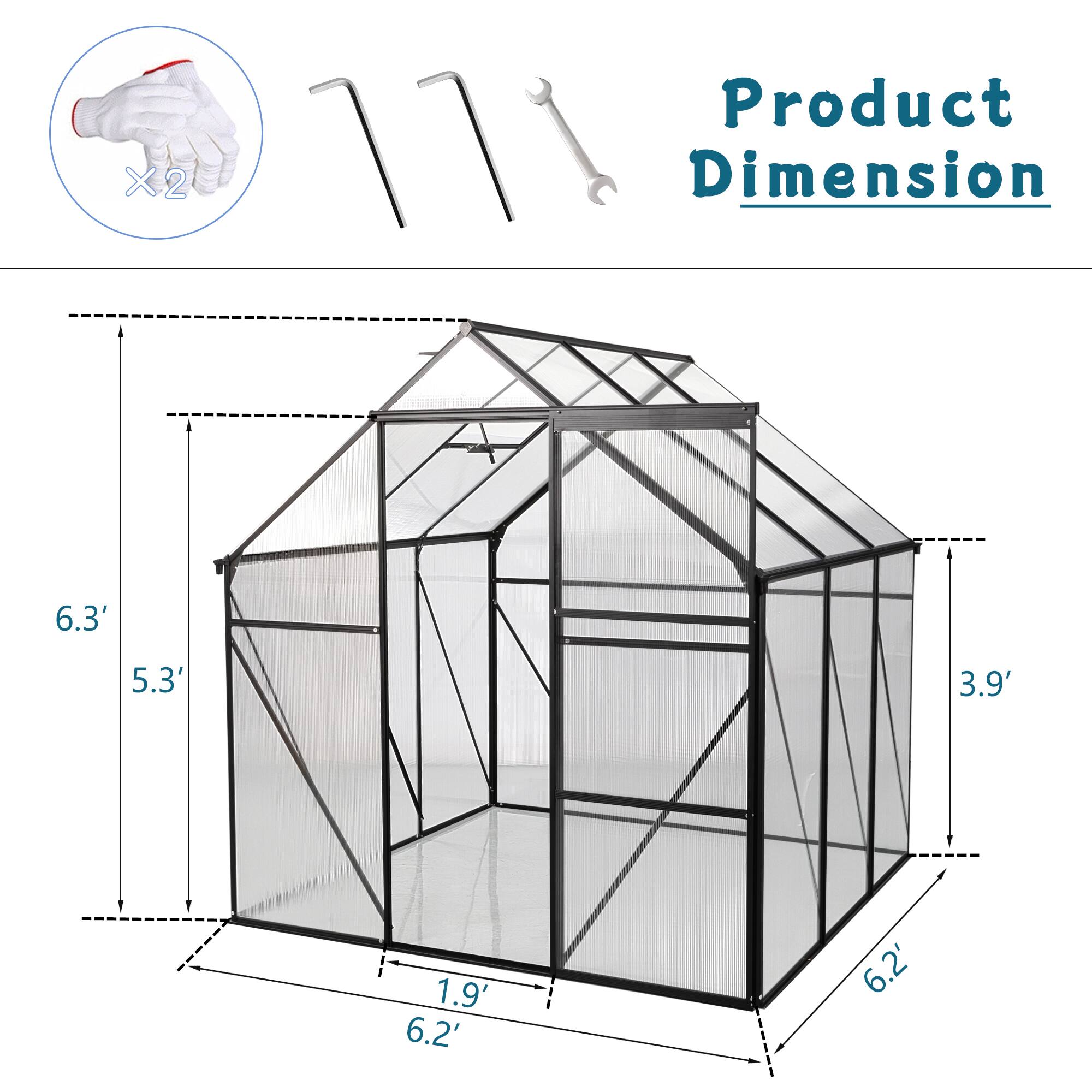 X2 Product 111  
Dimension: 6.3' x 5.3' x 3.9' x 1.9' x 6.2' x 6.2'