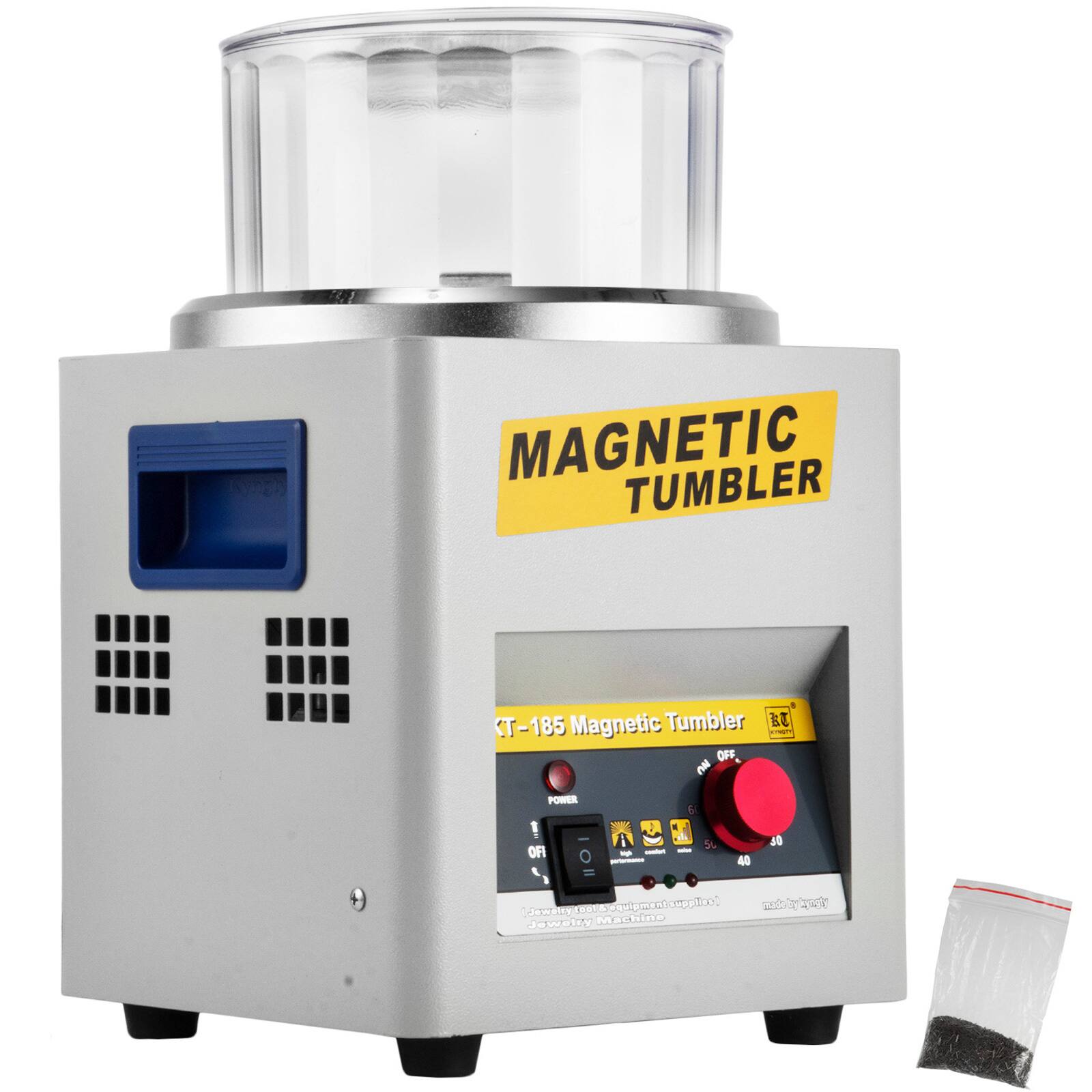 MAGNETIC TUMBLER  
KT-185 Magnetic Tumbler  
OFF/ON POWER  
1 I OFI O - L S 40  
w F T  
JOweiy Marhing