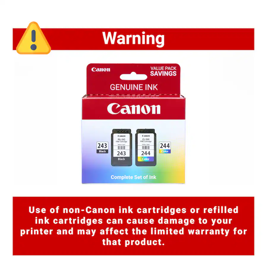 Canon 243 / CL 244 Value Pack Standard Capacity Ink Cartridges Black ...
