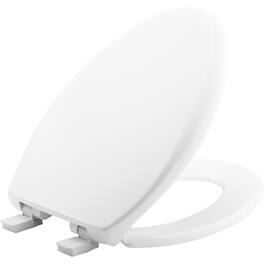 BEMIS - Affinity Elongated Plastic Toilet Seat Seat Fastening System, EasyClean, WhisperClose - White