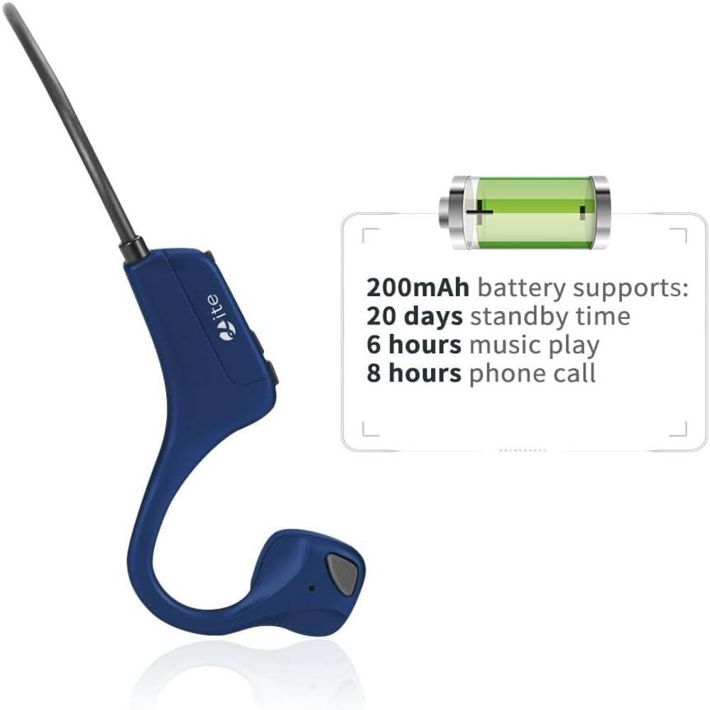 200mAh battery supports: 20 days standby time 6 hours music play 8 hours phone call
