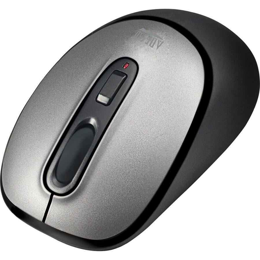 Alt View 7. Adesso - Adesso Antimicrobial Wireless Mouse - Optical - Wireless - 30 ft - Radio Frequency - 2.40 GHz - Black, Gray - USB - 1600 - Black,Gray.