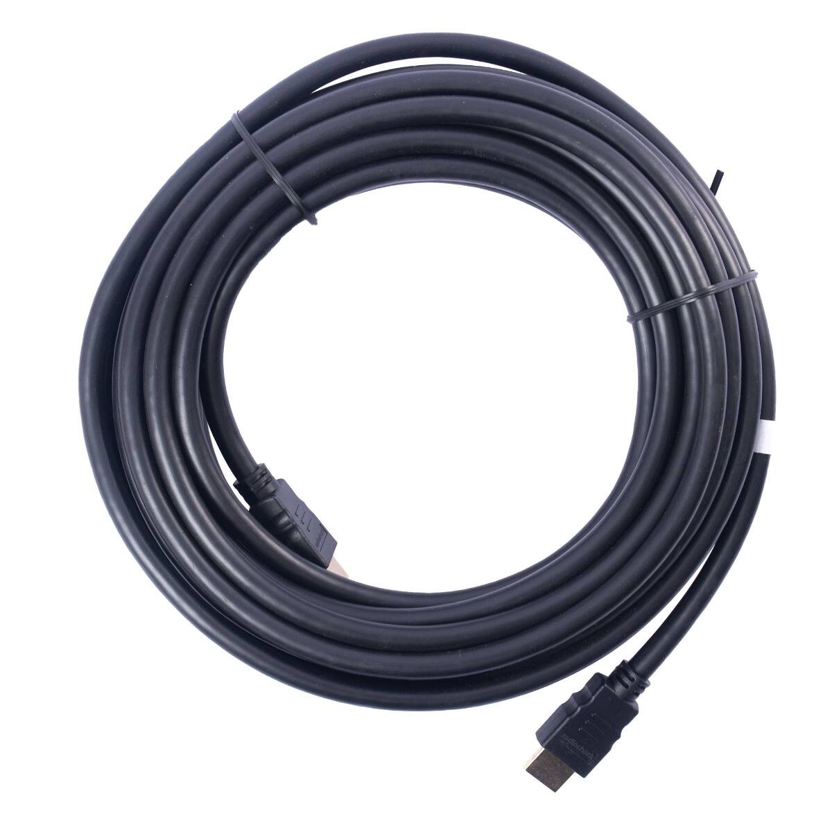 Alt View 1. RadioShack - HDMI 2.0 4K Round Cable with Ethernet Male to Male - 9.8m / 32 Feet - Black.