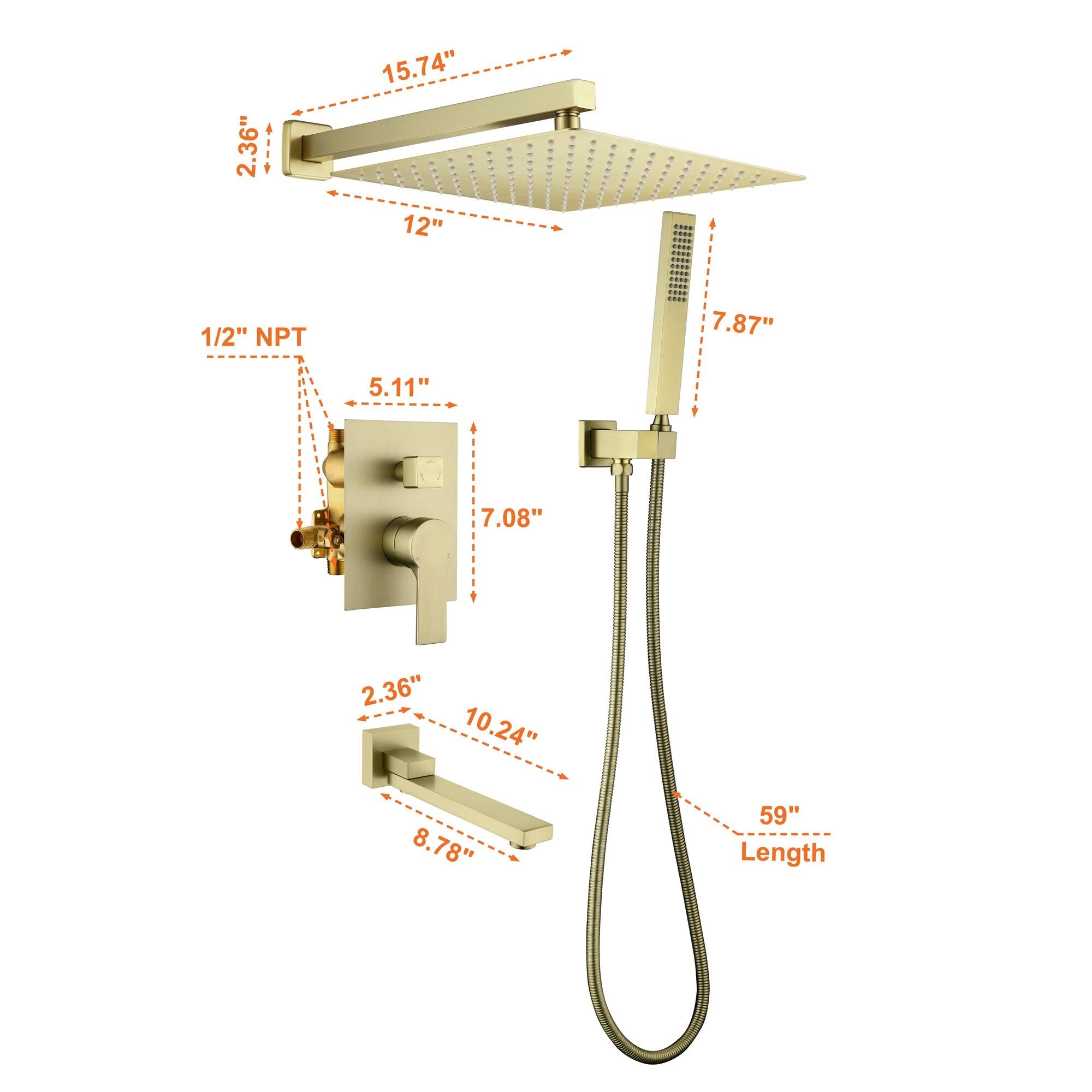 2.36"  
15.74"  
12"  
1/2" NPT  
7.87"  
5.11"  
7.08"  
2.36"  
10.24"  
8.78"  
59" Length