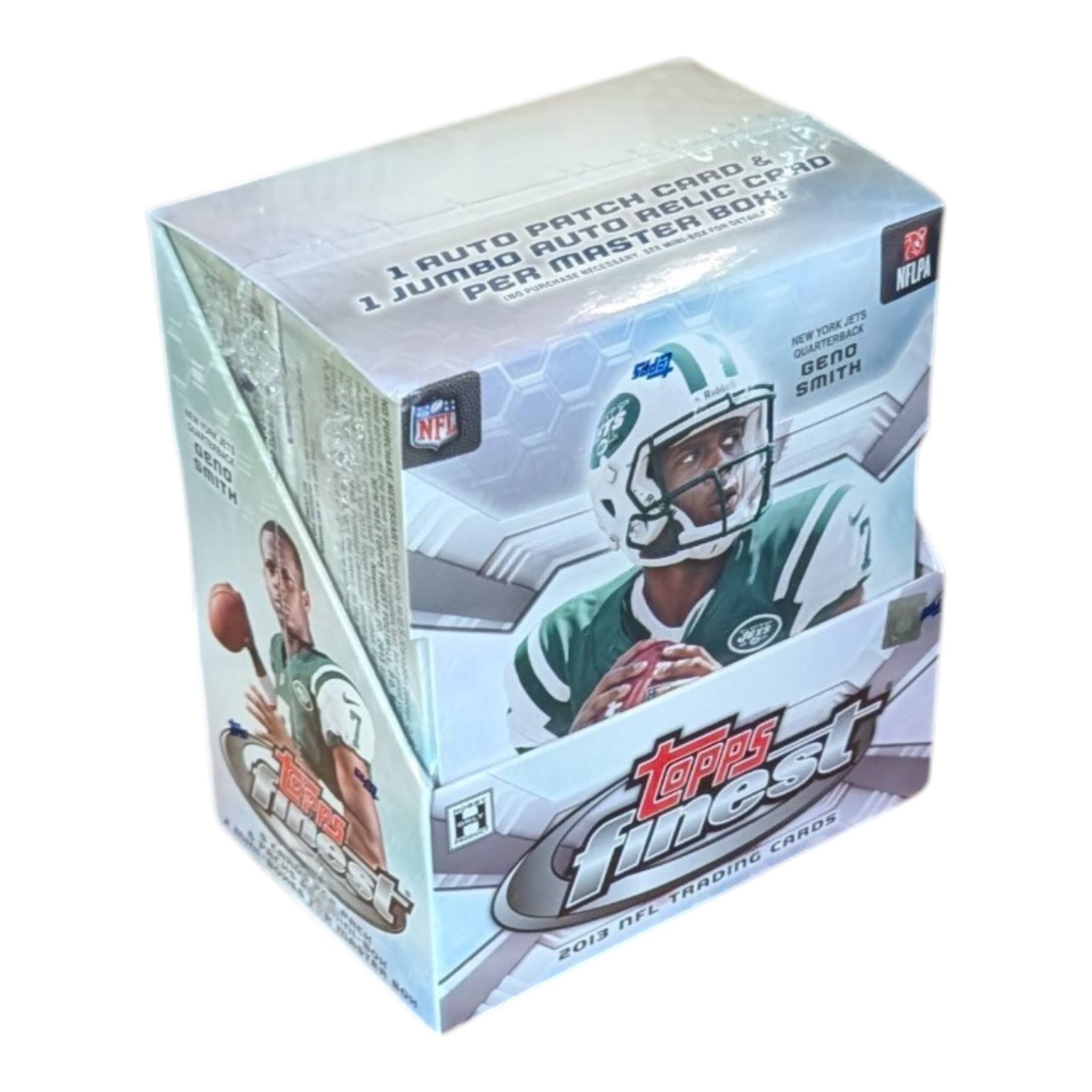 & CARD CPRD PATCH RELIC BOX DETAILS AUTO AUTO MASTER NECESSARY SEE JUMBO 1 PER ING PURCHASE NFLPA 1 YORK JETS NEW QUARTERBACK TEPPS SMITH GENO NFL eno H  finest EPPS CARDS nFL TRADING 2013