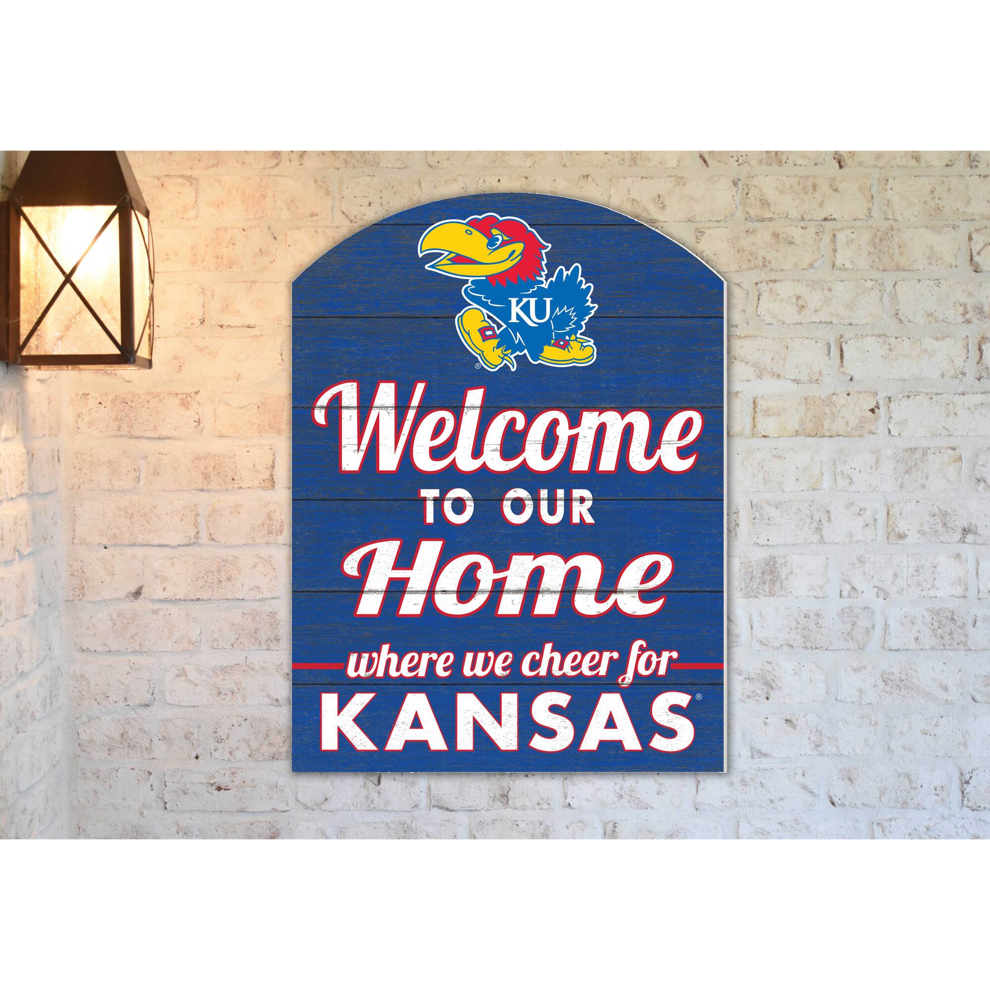KU 9 Welcome to our Home where we cheer for KANSAS