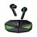Front. Emerson - Emerson Gaming True Wireless Bluetooth® Earbuds with Charging Case - Black.