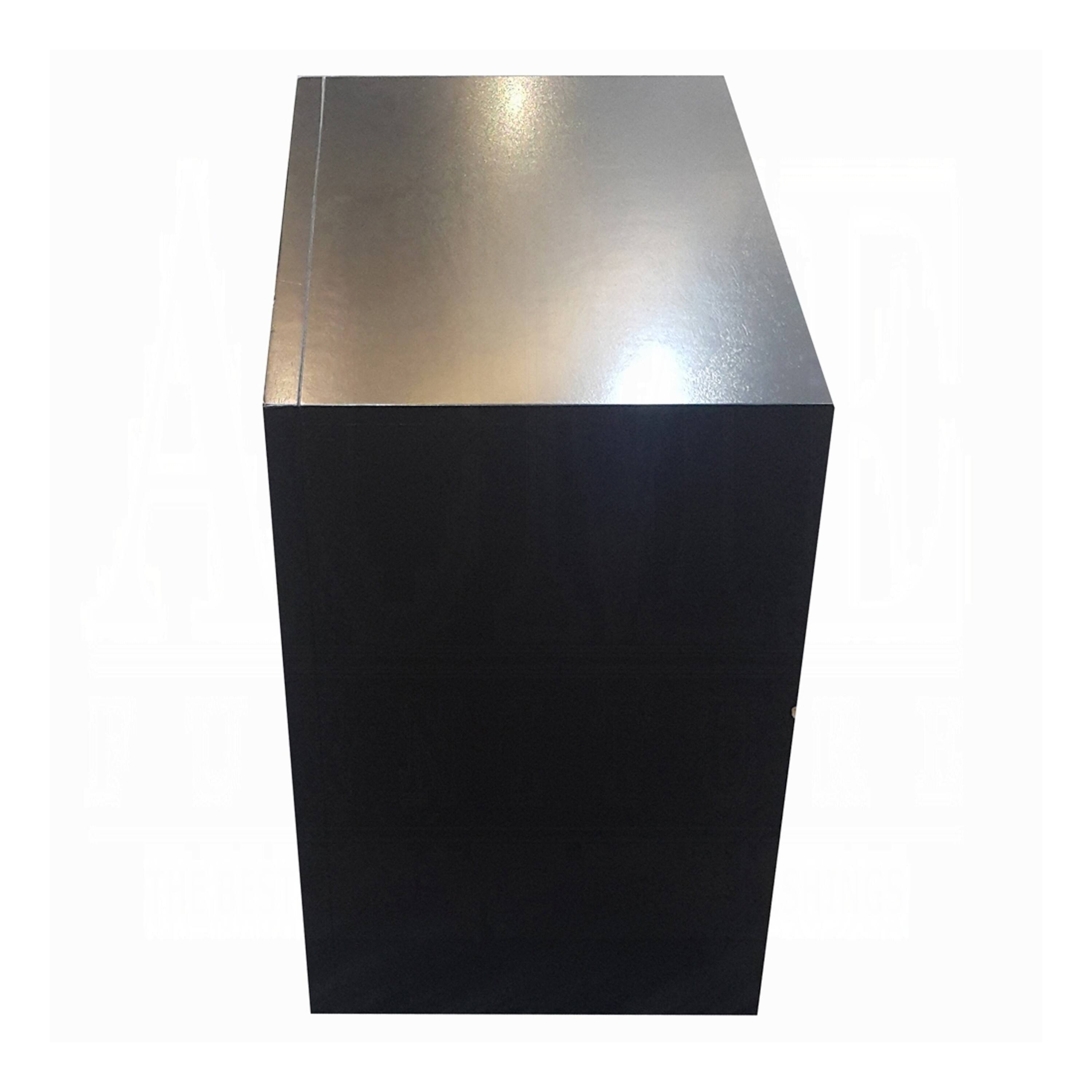 Alt View 3. Manhattan Lane - Contemporary 2 Drawer Wood  Nightstand By Ireland - Black.