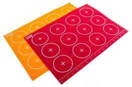 Kitchen + Home - Silicone Baking Liners - Set of 2 Nonstick Silicone Half Sheet Cookie Mat - Red