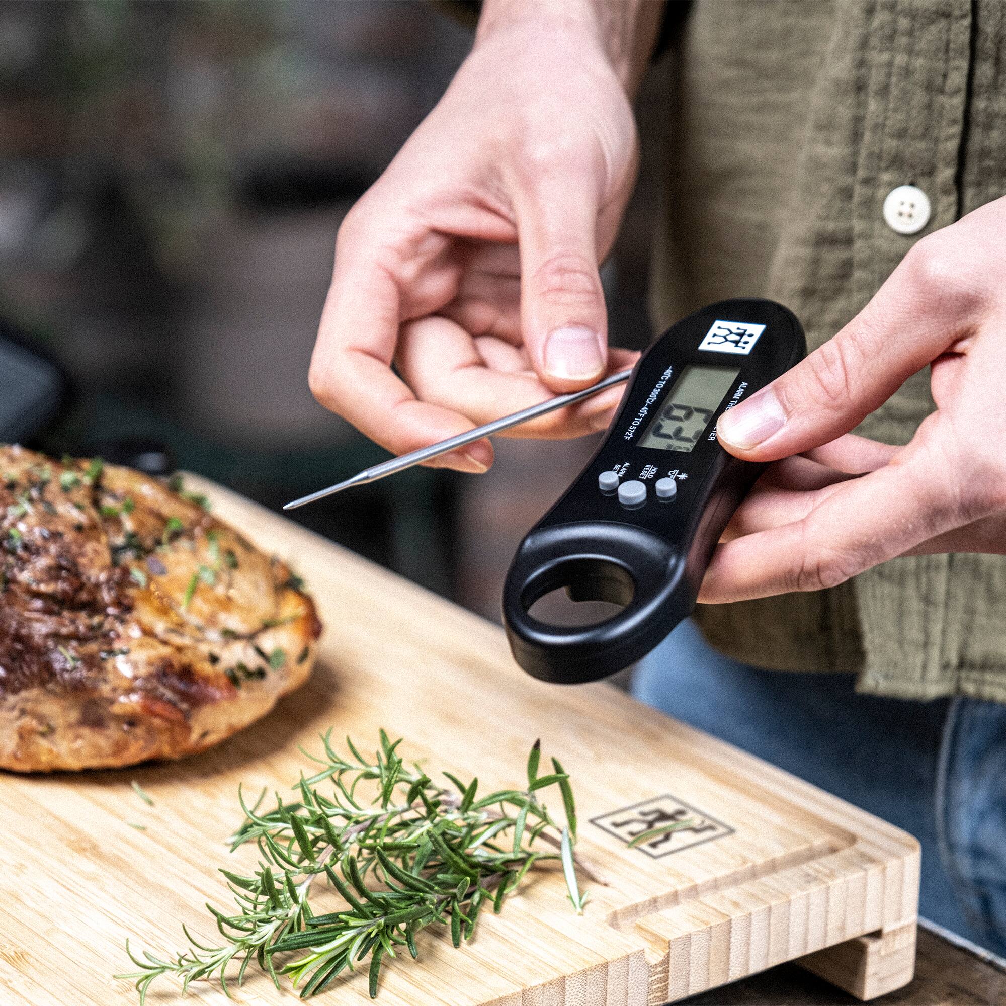 Alt View 2. ZWILLING - ZWILLING BBQ+ Digital Cooking Thermometer with Dual Probes - Black.