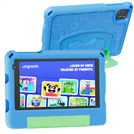 Contixo - A7 7" Educational Kids Tablet with Epic! and Lingokids 32GB with Parental Controls & Kid-Proof Case - Blue