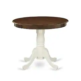 FurniFact - Round Dining Table - Brown