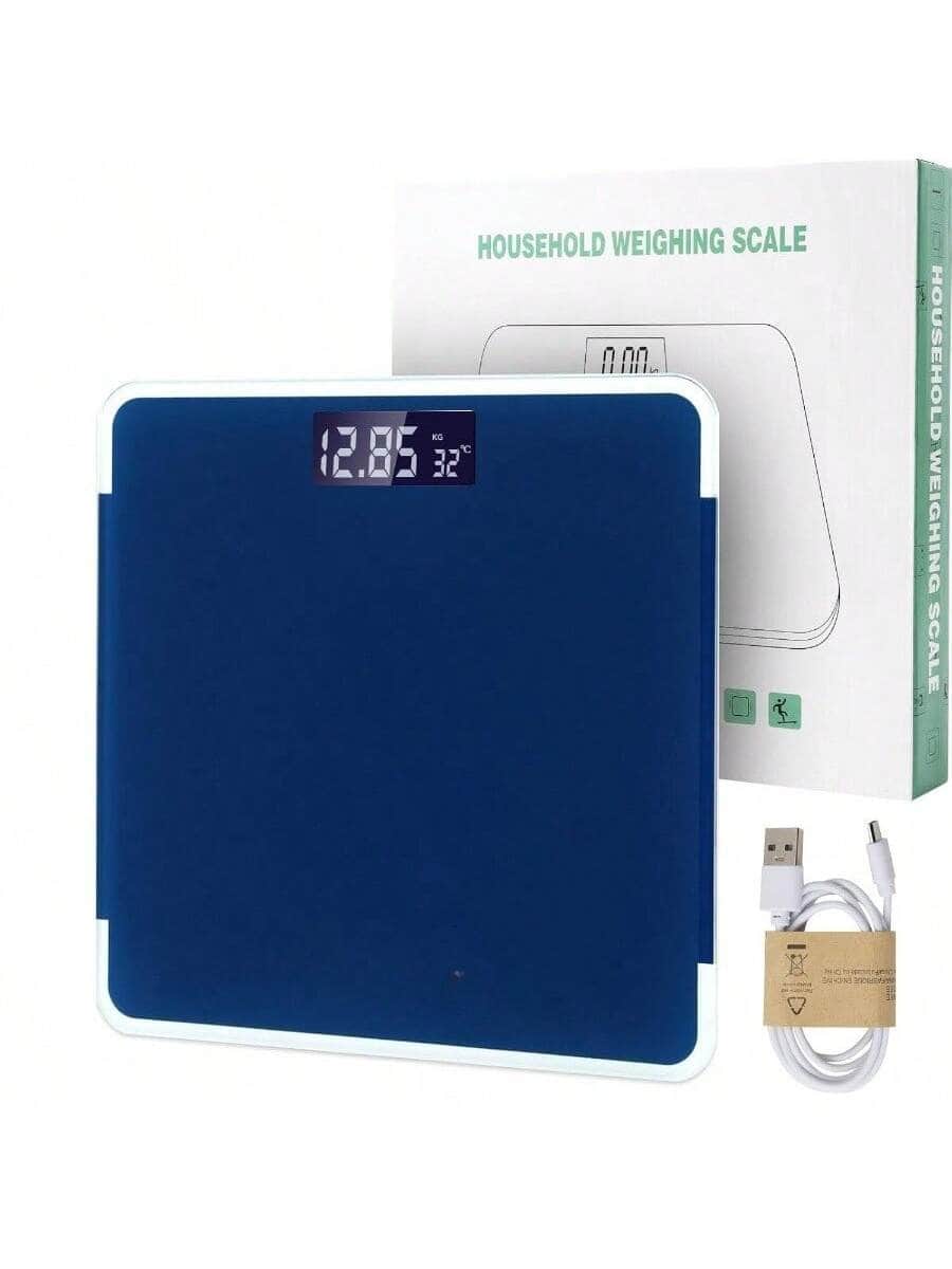 The Best Inks - Digital Scales Body Weight, Highly Accurate Weighing Scale Body Weight, Weight Scales Bathroom, Weight - Blue