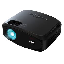 Naxa - 210-In. Portable 1080p Home Theater LCD Projector with Carrying Case - Black