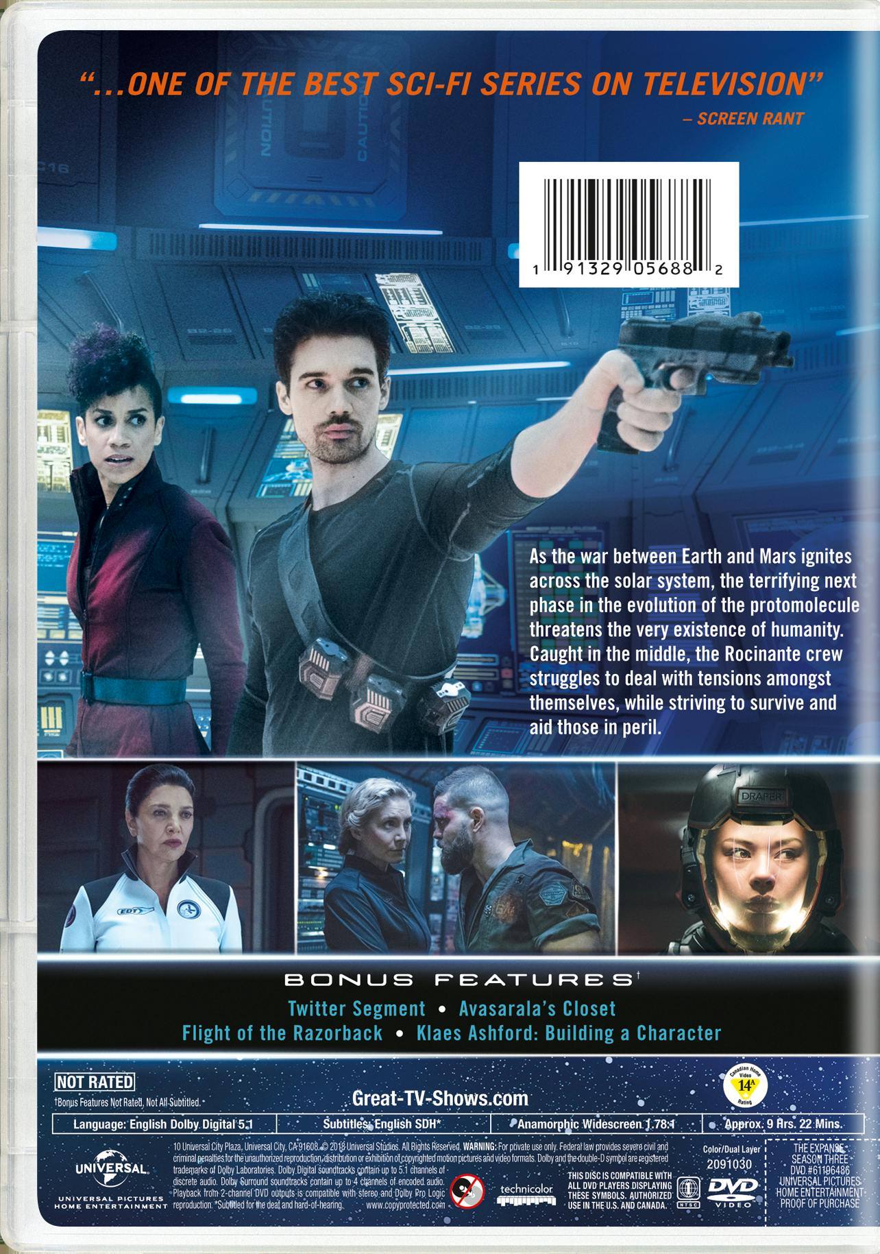 Angle. The Expanse: Season Three [DVD].