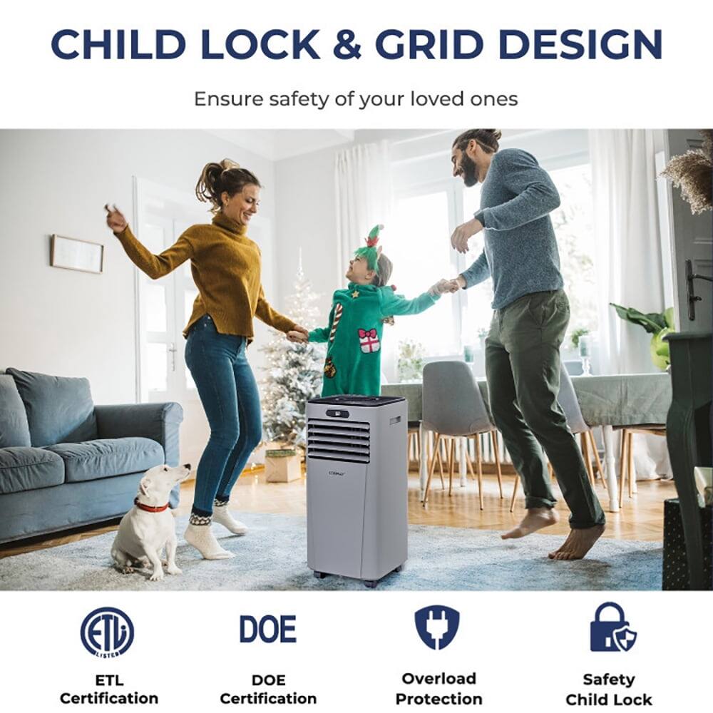 CHILD LOCK & GRID DESIGN  
Ensure safety of your loved ones  

ETL Certification  
DOE Certification  
Overload Protection  
Safety Child Lock