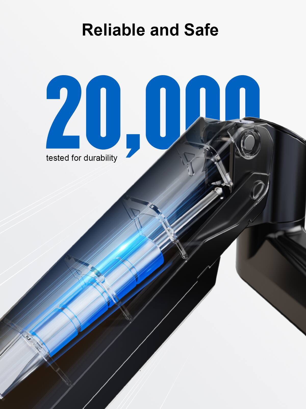 Reliable and Safe

20,000  
tested for durability