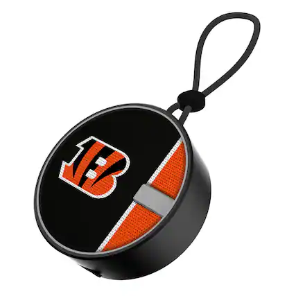 Front. Keyscaper - Cincinnati Bengals Logo Waterproof Bluetooth Speaker - Multicolor.