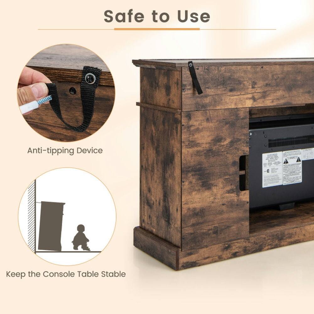 Safe to Use

Anti-tipping Device

Keep the Console Table Stable