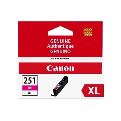 Canon - 251XL High Yield Ink Cartridge (6450B001) - Magenta