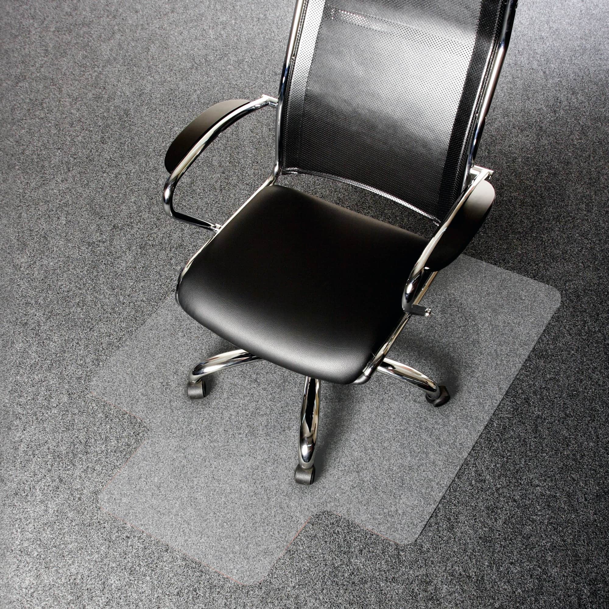 Floortex Executive Polycarbonate Chair Mat for Deep Pile Carpet 48" x