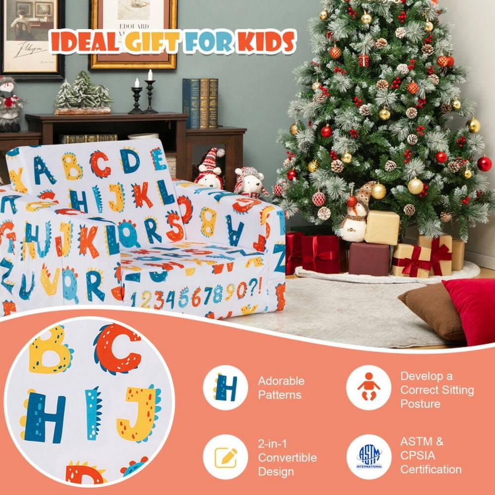 IDEAL GIFT FOR KIDS

EDC Vith IDEAL GIFT FOR KIDS  
YABCDE B C D E R HIJK H J 2 GUOKIQRS G J 5 SABE S 2 ZUVARS V 1234567890?!  
BC Adorable H Patterns H HIJ I J 2-in-1 Convertible Design Develop a Correct Sitting Posture ASTM & CPSIA ll Certification

Adorable Patterns  
2-in-1 Convertible Design  
Develop a Correct Sitting Posture  
ASTM & CPSIA Certification
