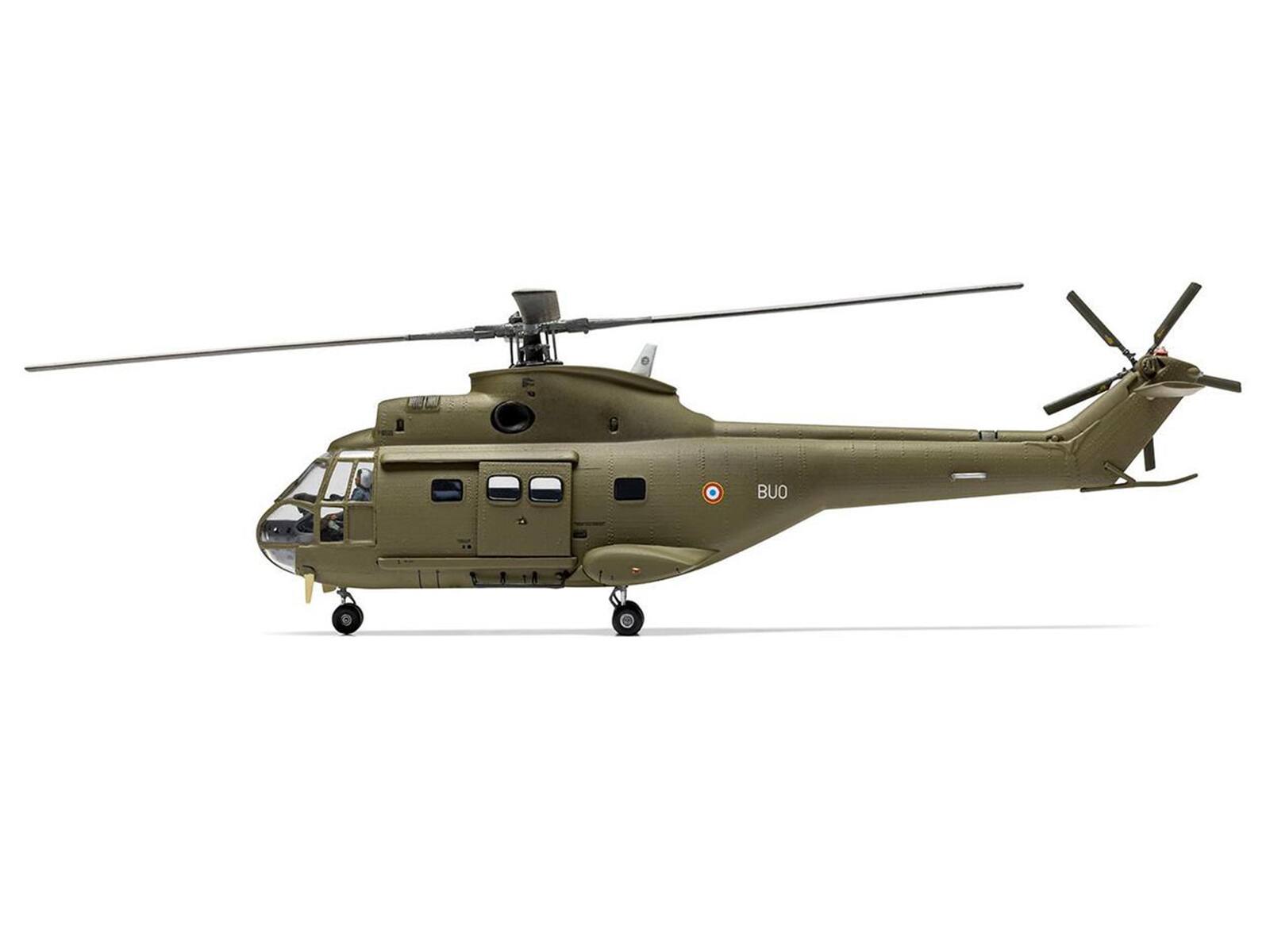 Alt View 4. Airfix - Level 2 Model Kit of Westland Puma HC.1 Helicopter with 2 Scheme Options 1/72 Plastic Model Kit by Airfix.