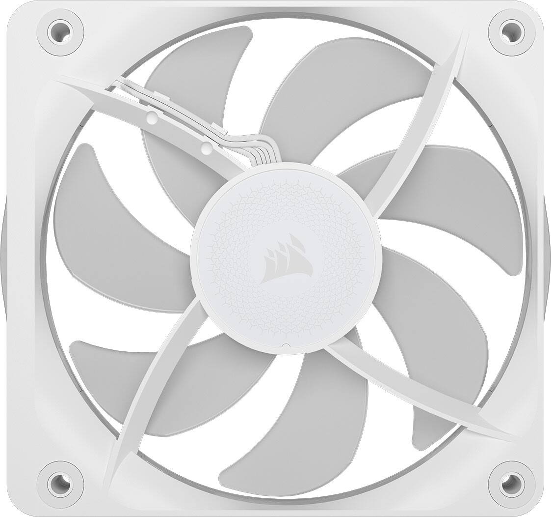 Alt View 11. CORSAIR - iCUE LINK RX120 II RGB 120mm PWM Fan - White.