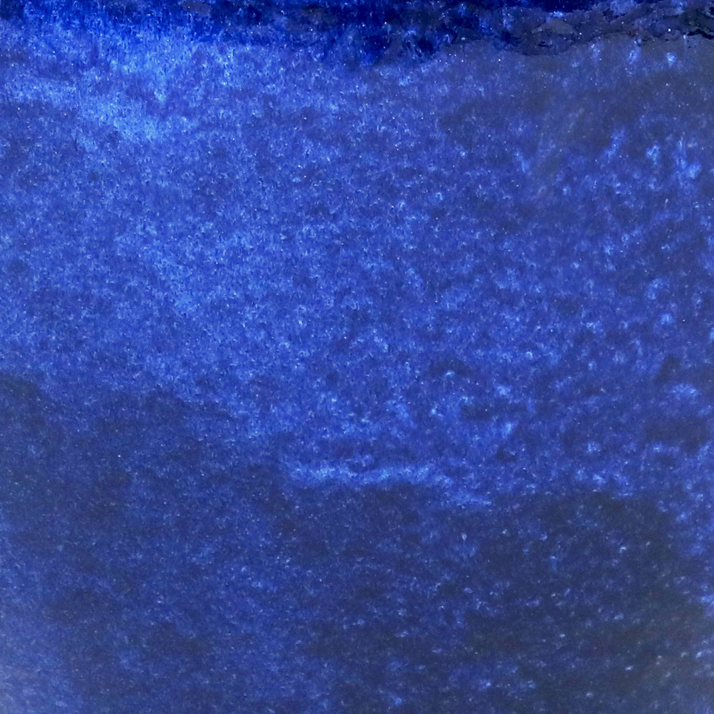 Alt View 9. Sunnydaze - 10 in Resort Glazed Ceramic Planter - Set of 2 - Imperial Blue.