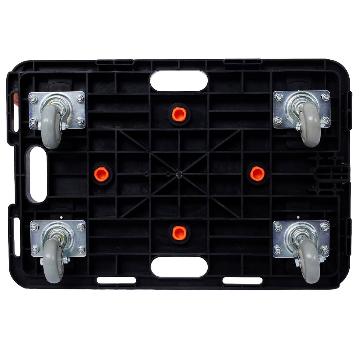 Alt View 8. Ropilly - Ropilly Interlocking Moving Dolly Set of Four Heavy Duty Furniture Mover Carts with Wheels 330 lb Capacity Each - Black.