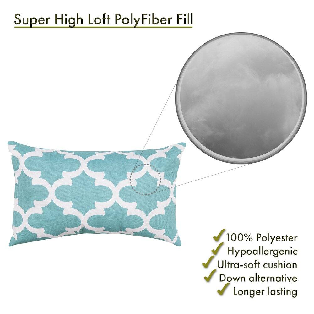 Super High Loft PolyFiber Fill

- 100% Polyester
- Hypoallergenic
- Ultra-soft cushion
- Down alternative
- Longer lasting