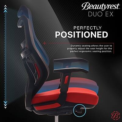 Beautyrest DUO EX

PERFECTLY POSITIONED

Dynamic seating allows the user to properly adjust the seat height for the perfect ergonomic seating position.