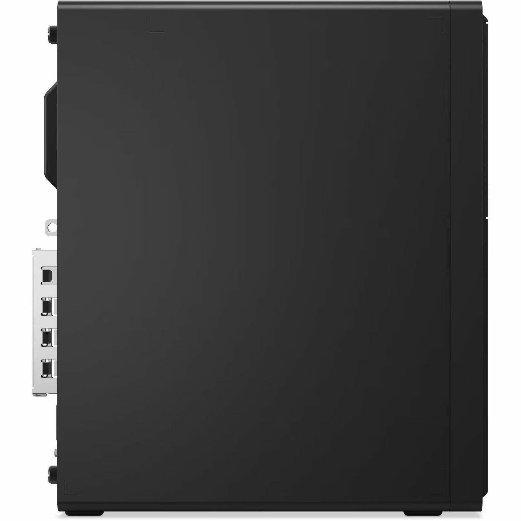 Alt View 8. Lenovo - Lenovo ThinkCentre M70s Gen 6 12YK001AUS Desktop AI Computer - Intel Core Ultra 5 225 - 16 GB - 512 GB SSD - Small Form - Black.