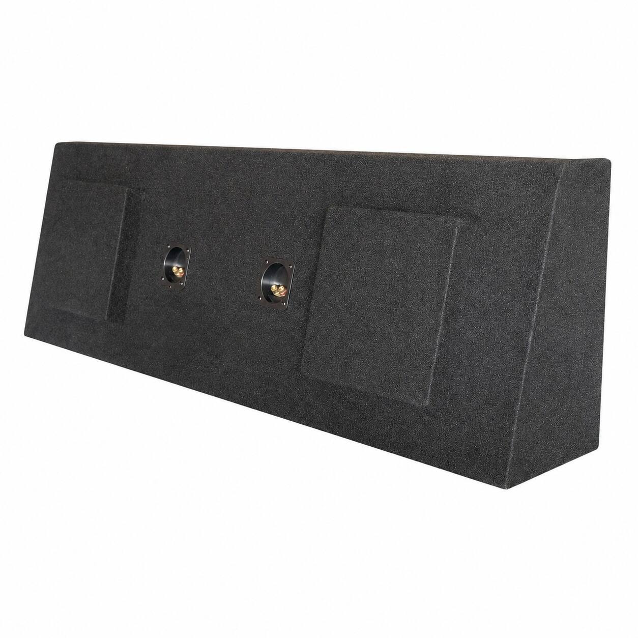 Alt View 3. SoundBox - SoundBox LCE-GC012/10D, Chevy Silverado / GMC Sierra Crew Cab Dual 10 Subwoofer Enclosure, 2008-2013.