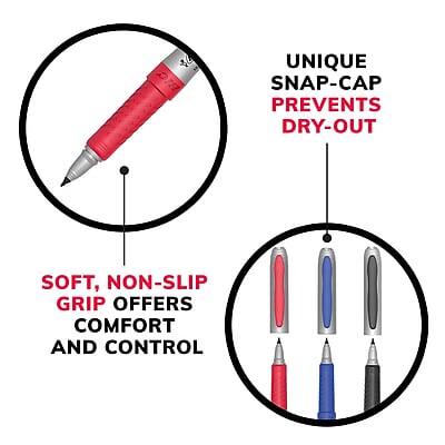 UNIQUE SNAP-CAP PREVENTS DRY-OUT  
SOFT, NON-SLIP GRIP OFFERS COMFORT AND CONTROL