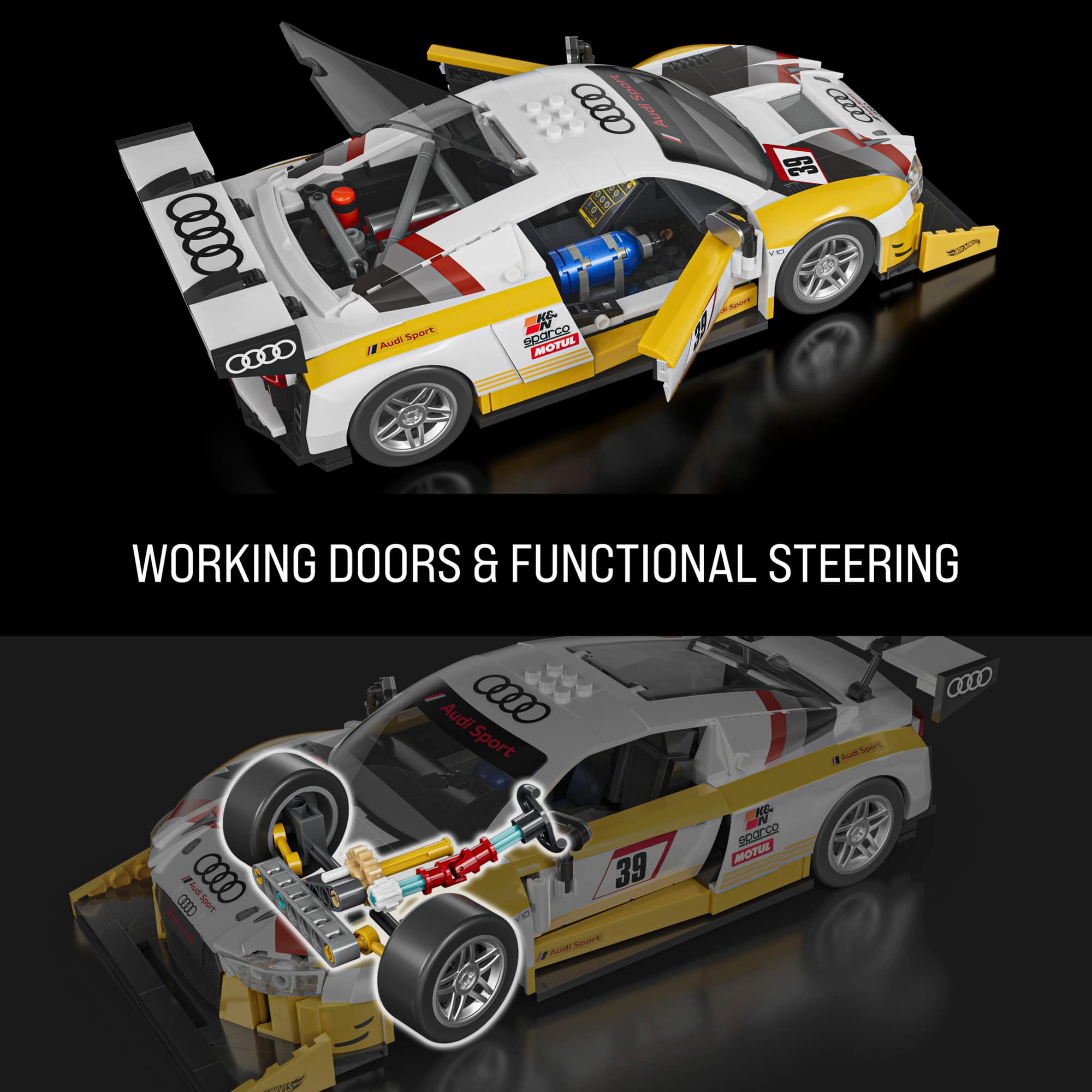 Mattel Brick Shop Hot Wheels '15 Audi R8 LMS JFT18 - Best Buy