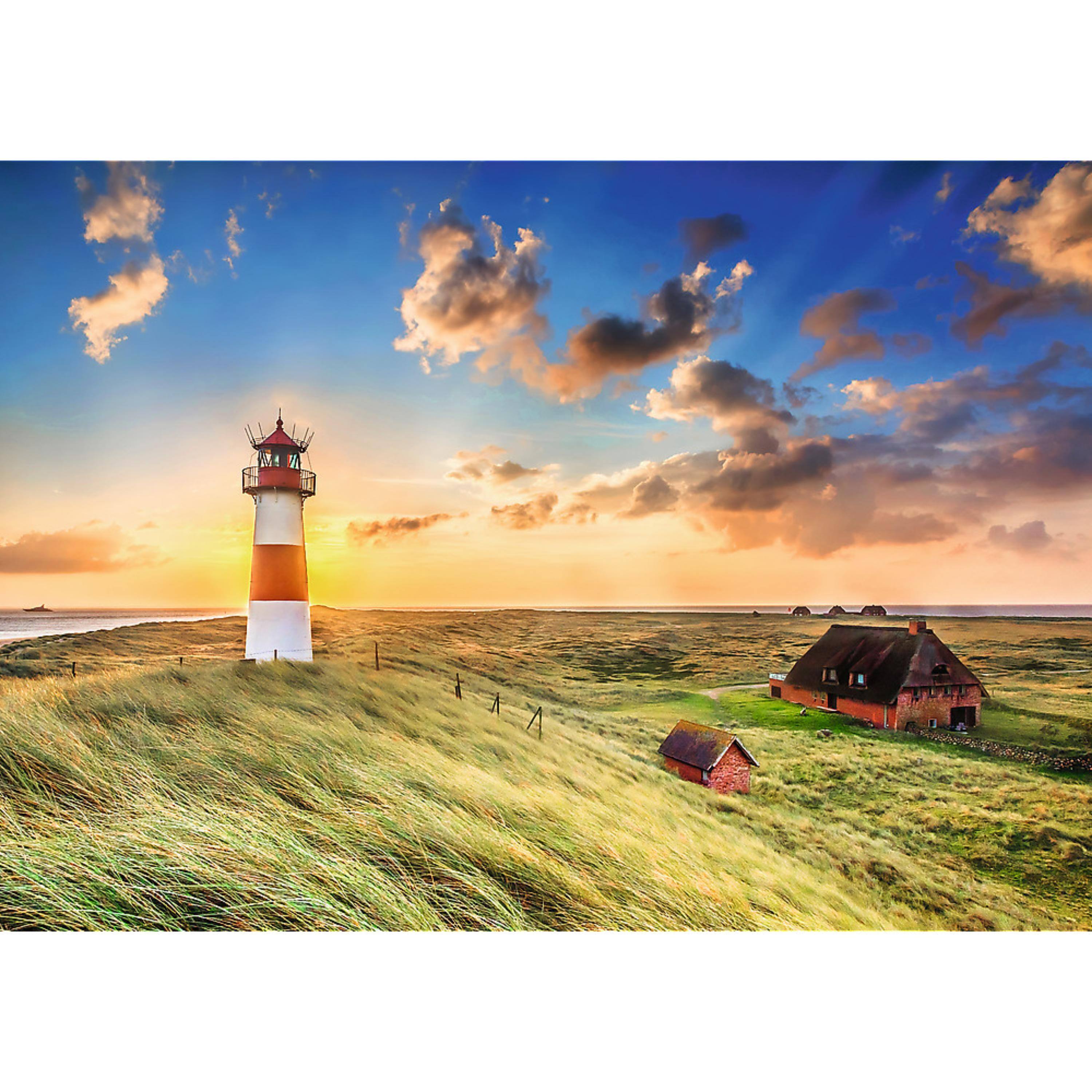 Alt View 1. Trefl - Trefl Premium Plus 1000 Piece Puzzle - List-Ost Lighthouse, Germany.