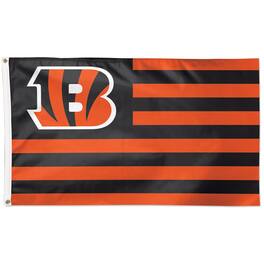 WinCraft - Cincinnati Bengals 3' x 5' Americana Stars & Stripes Deluxe Flag - Multicolor