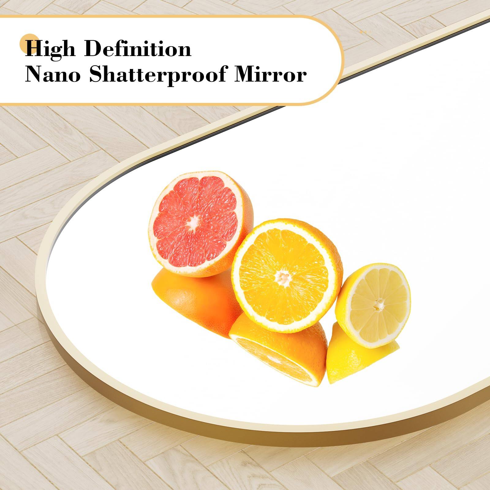 High Definition Nano Shatterproof Mirror