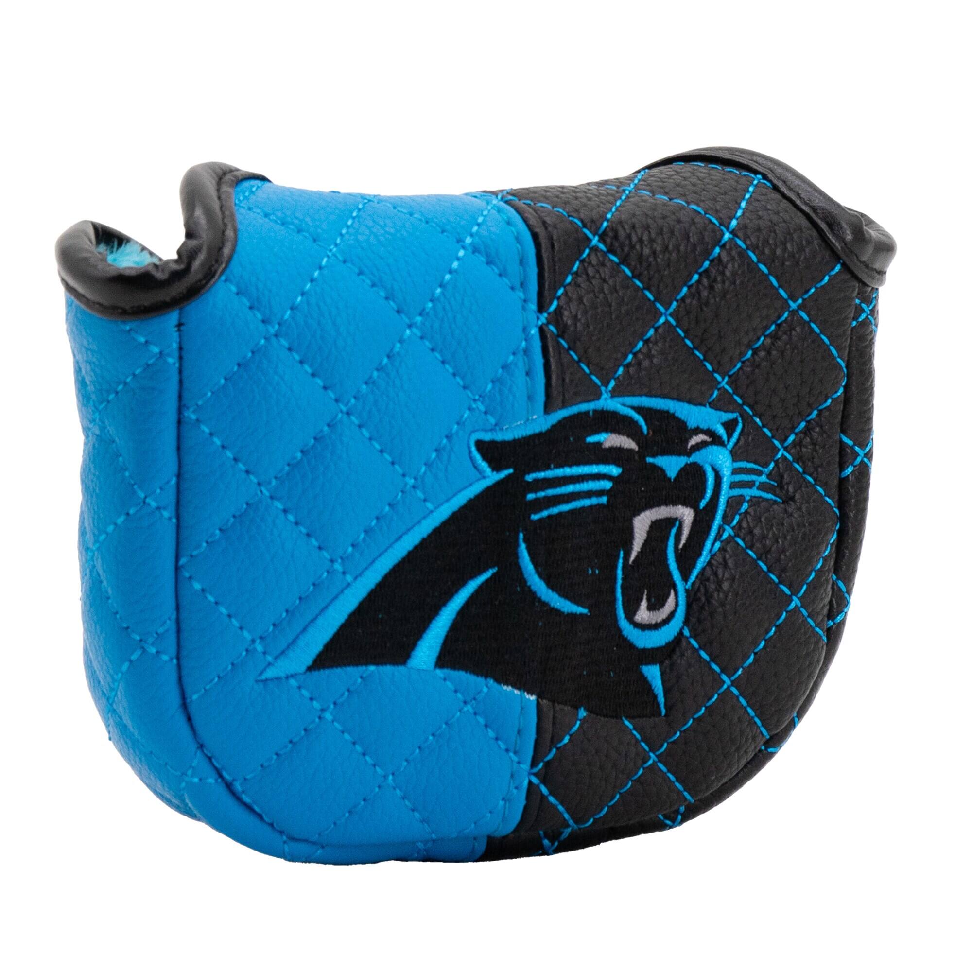 Alt View 2. Team Golf - Carolina Panthers Quilted Mallet Putter Cover - Multicolor.