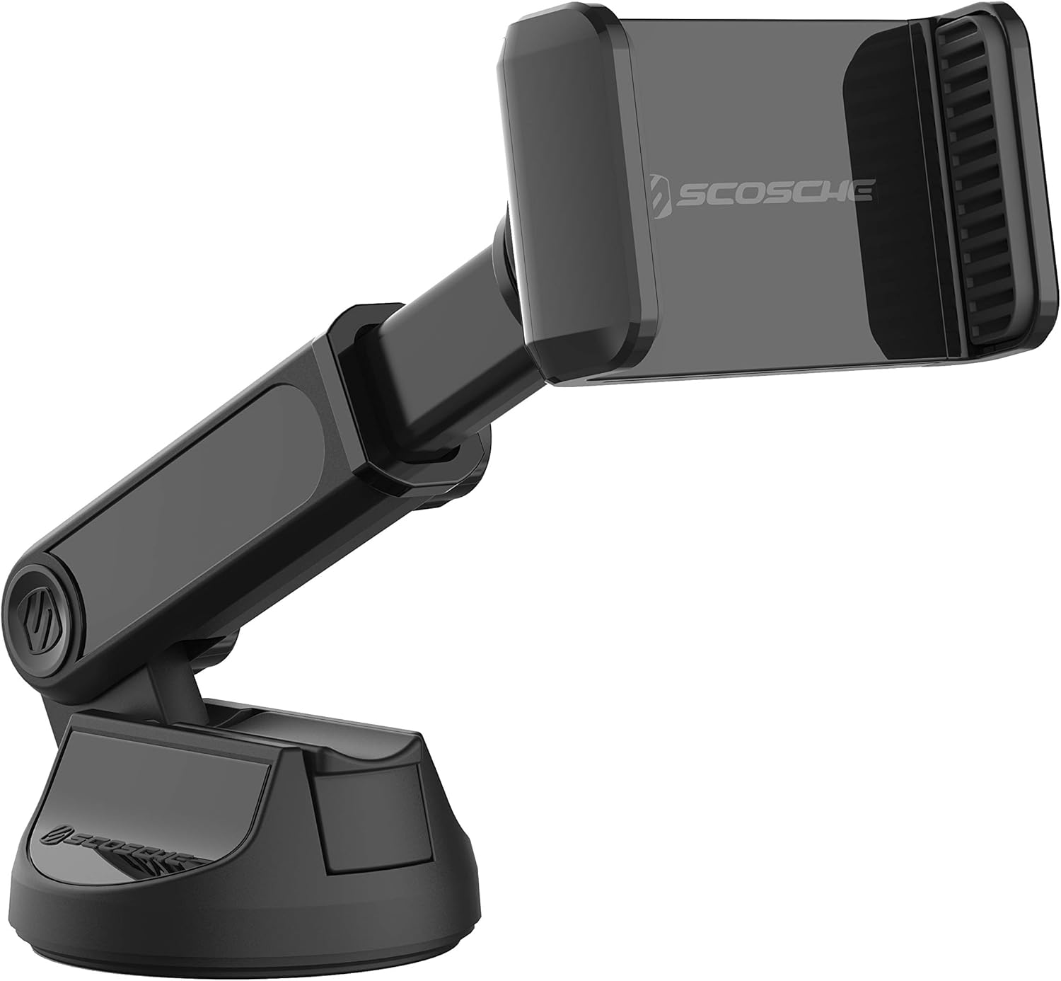 Alt View 4. Scosche - Scosche UH4ODEX2-SP QuickGrip Extendo Swing-Arm Telescoping Phone Adhesive or Suction Cup Mount with Adjustable Arms - Black.