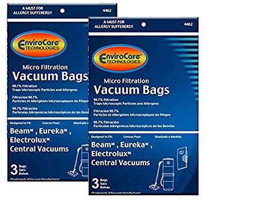 A MUST FOR ALLERGY SUFFERERS!! 4462

EnviroCore TECHNOLOGIES

Micro Filtration Vacuum Bags

99.7% Filtration Traps Microscopic Particles and Allergens

Designed to Fit: Beam*, Eureka Electrolux* Central Vacuums

3 Bags

*Micro Filtration Traps Microscopic Particles and Allergens

99.7% Filtration Traps Microscopic Particles and Allergens

90.7% Filtration Traps Microscopic Particles and Allergens

Designed to Fit: Beam*, Eureka Electrolux* Central Vacuums

3 Bags