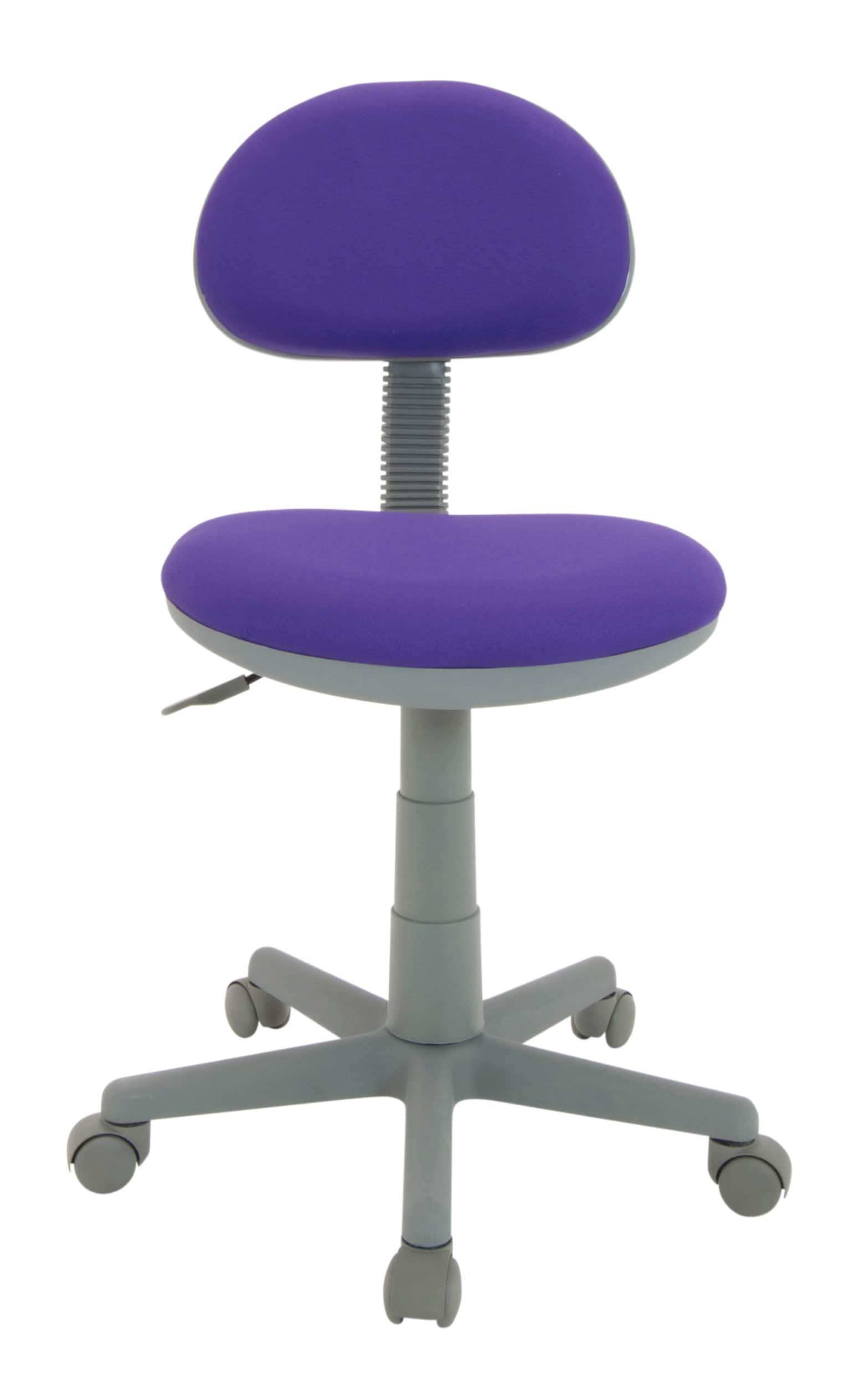 Front. Studio Designs - Deluxe Office Sivel Task Chair - Purple/Gray.