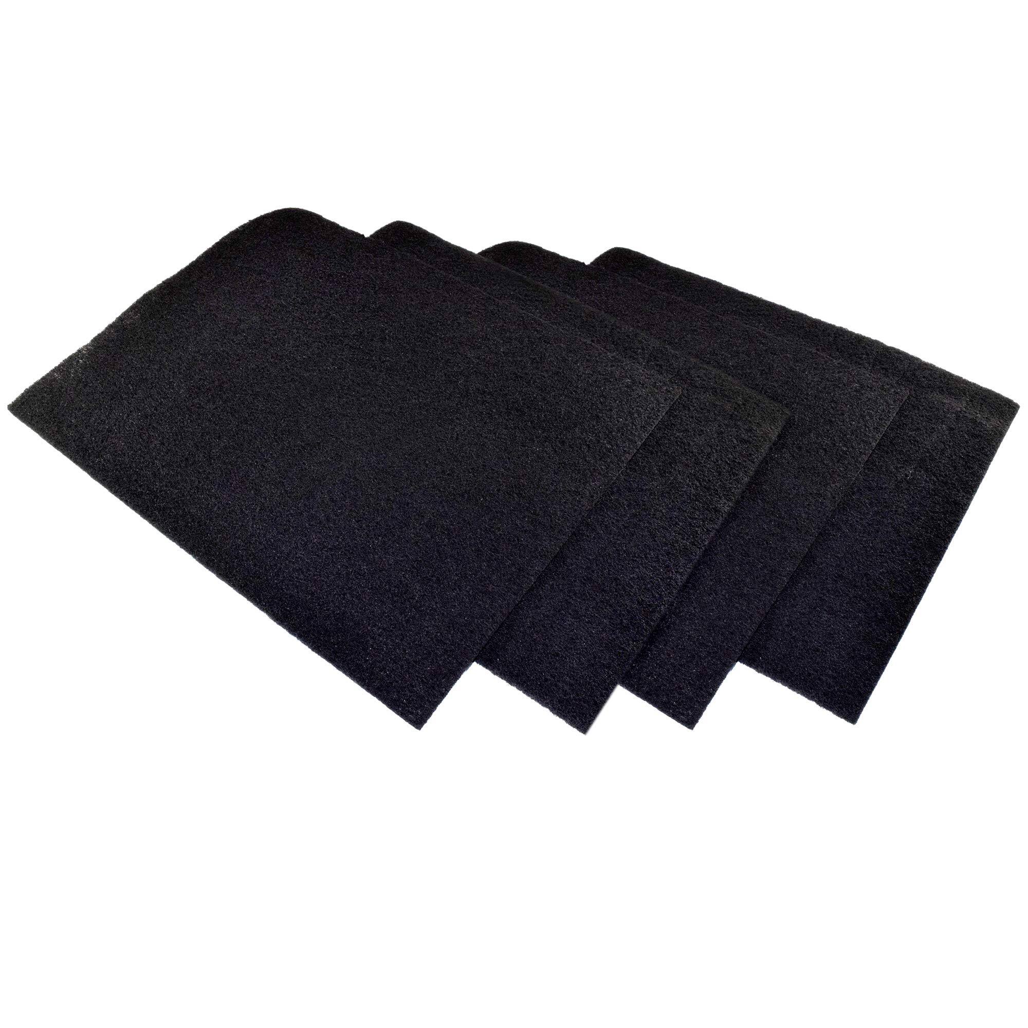 Alt View 3. HQRP - Activated Carbon Pre-Filters 4-Pack Replacement for Honeywell HPA200 HPA250 Air Purifiers, Cut-to-Fit.