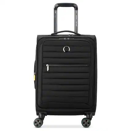Front. Delsey - Delsey Cruise 3.0 Carry-On Expandable Spinner Luggage - Black.