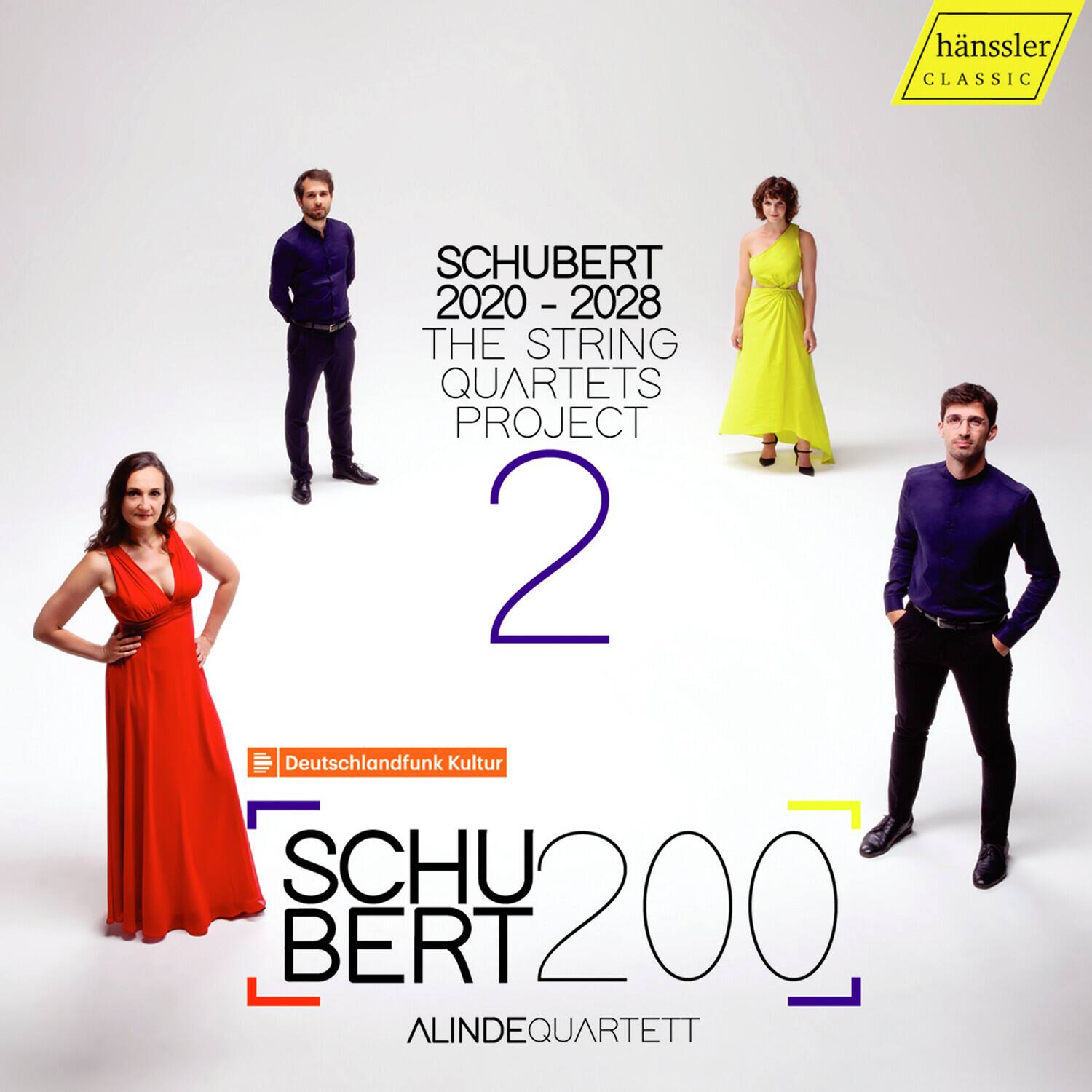hänssler CLASSIC  
SCHUBERT 2020 - 2028 - THE STRING QUARTETS PROJECT 2  
Deutschlandfunk Kultur  
SCHUBERT 200  
ALINDEQUARTETT