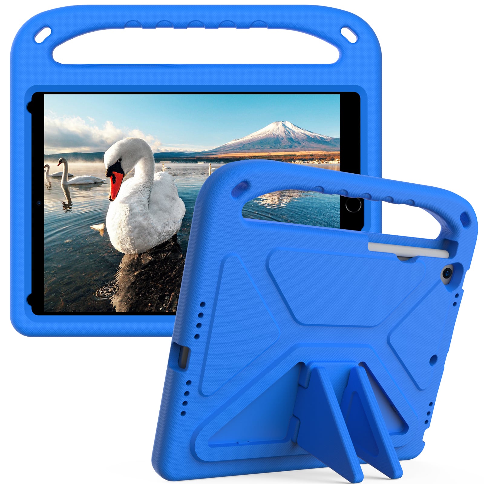 UUCOVER - Lightweight EVA Case for iPad 9th 8th 7th Gen 10.2-inch (2021/2020/2019) Shockproof Handle Kickstand Anti-Slip Cover - Blue price history on PriceWatchPro
