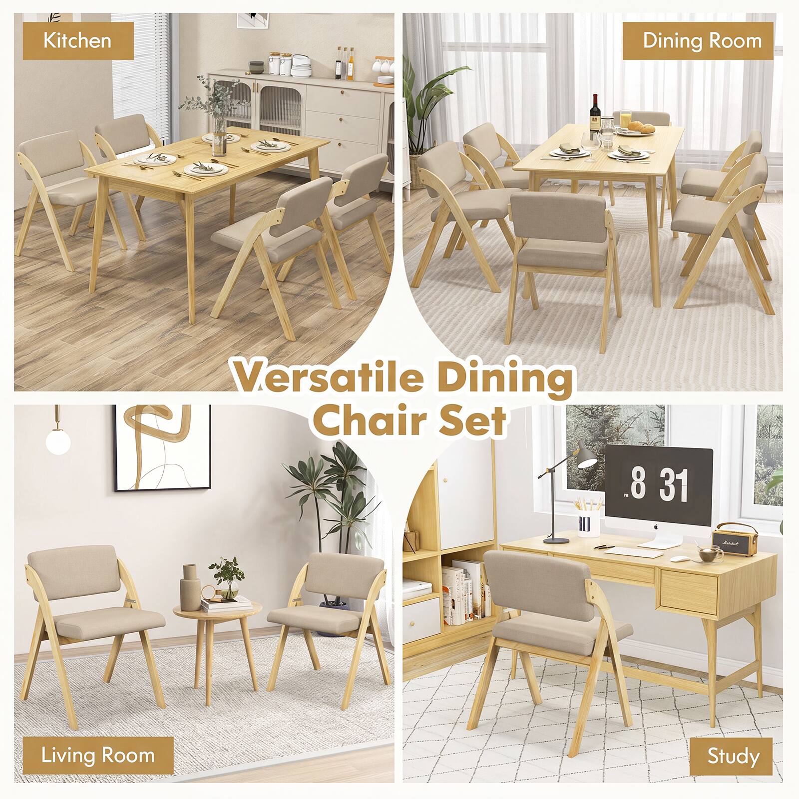 Kitchen Dining Room H Versatile Dining Chair Set

8.31

Living Room Study