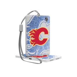 Keyscaper - Calgary Flames Ice Tilt Pocket Bluetooth Speaker - Multicolor